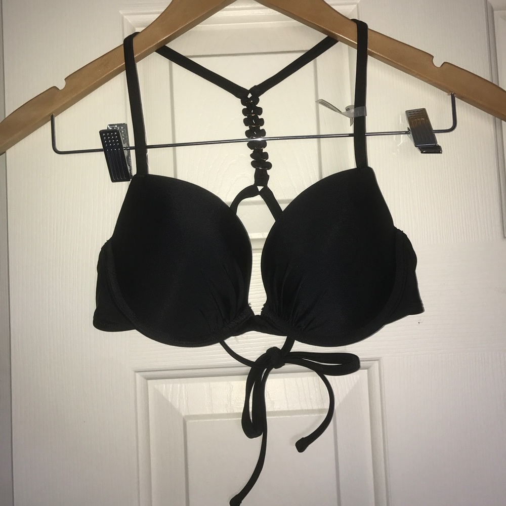 Aerie black bikini top